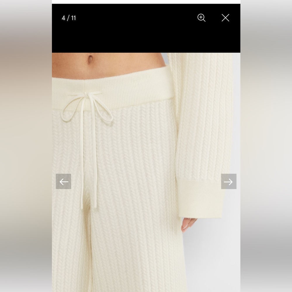 💕 ARITZIA The Group Lloyd Extra Fine Marino Wool Set Size S\M - Picture 5 of 11